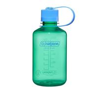 Nalgene Botella de agua, ligera, sostenida Tritan sin BPA, inastillable, para mochileros, senderismo, gimnasio, 16 onzas, boca estrecha, verde pastel