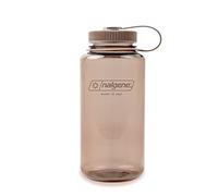 Nalgene Botella de agua monocromática reciclada sin BPA para mochileros, senderismo, gimnasio, 32 onzas, inastillable, color moca