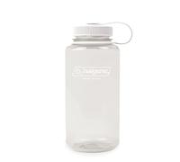 Nalgene Botella de agua monocromática reciclada sin BPA para mochileros, senderismo, gimnasio, 32 onzas, inastillable, algodón