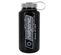 Nalgene Botella de agua reutilizable reciclada sin BPA para mochileros, senderismo, gimnasio, 32 onzas, inastillable, logotipo grande Odyssey