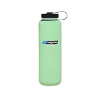 Nalgene Botella de agua Silo de boca ancha de 48 onzas, verde brillante | Sin BPA, duradera y ligera, a prueba de fugas, apta para lavavajillas, botella de plástico reutilizable grande para