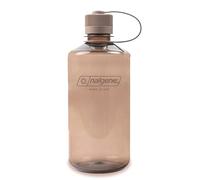 Nalgene Botella de agua Tritan a prueba de fugas, sin BPA, 32 onzas, boca estrecha, fabricada en los Estados Unidos para uso en exteriores e hidratación diaria (moca)