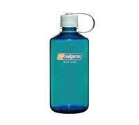 Nalgene Botella de agua Tritan a prueba de fugas, sin BPA, 32 onzas, boca estrecha, fabricada en los Estados Unidos para uso en exteriores e hidratación diaria (Trout)