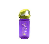 Nalgene Botella unisex juvenil OTF Kids de sostenido, diseño de búho, color morado, 0,35 litros