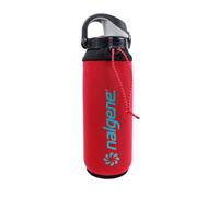 Nalgene Funda para Botella de Agua de Neopreno, Evita la condensación, aísla la Funda para Botella de Bebidas, diseñada para Botellas de 24 onzas, Color Rojo