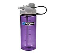 Nalgene Sustain Tritan - Botella de agua multibebida sin BPA hecha con material derivado del 50% de residuos de plástico, 20 onzas, color morado