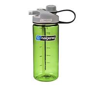Nalgene Sustain Tritan - Botella de agua multibebida sin BPA hecha con material derivado del 50% de residuos de plástico, 20 onzas, color verde
