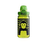 Nalgene Sustain Tritan - Botella de agua para niños sobre la marcha sin BPA hecha con material derivado del 50% de residuos de plástico, a prueba de fugas, duradera, sin BPA, apta para mosquetón,