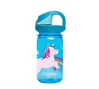 Nalgene Sustain Tritan - Botella de agua para niños sobre la marcha sin BPA hecha con material derivado del 50% de residuos de plástico (utilizando equilibrio de masa certificado ISCC), a prueba de