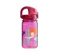 Nalgene Sustain Tritan - Botella de agua para niños sobre la marcha sin BPA hecha con material derivado del 50% de residuos de plástico (utilizando equilibrio de masa certificado ISCC), a prueba de