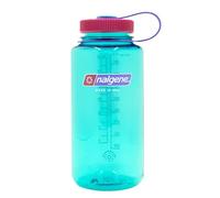 Nalgene Sustain Tritan Botella de agua sin BPA hecha con material derivado del 50% de residuos de plástico, 32 onzas, boca ancha, surfista
