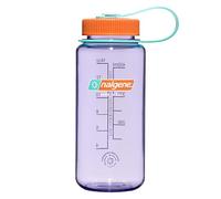 Nalgene Sustain Tritan - Botella de agua sin BPA hecha con material derivado del 50% de residuos de plástico, 16 onzas, boca ancha, amatista