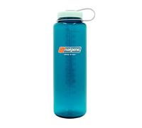 Nalgene Sustain Tritan - Botella de agua sin BPA hecha con material derivado del 50% de residuos de plástico, 48 onzas, boca ancha, trucha