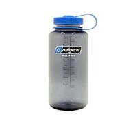 Nalgene Botella de agua Sustain Tritan – 32 onzas, sin BPA, 50% derivado de plástico, gris ahumado