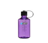 Nalgene Sustain Tritan Botella de agua sin BPA hecha con material derivado del 50% de residuos de plástico, 16 onzas, boca estrecha, morado