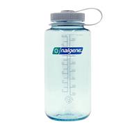 Nalgene Sustain Tritan - Botella de agua sin BPA hecha con material derivado del 50% de residuos de plástico, 32 onzas, boca ancha, espuma de mar