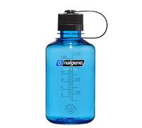 Nalgene Botella de agua Sustain Tritan sin BPA 50% reciclado 16 onzas boca estrecha azul pizarra