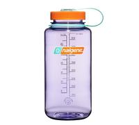 Nalgene Sustain Tritan - Botella de agua sin BPA hecha con material derivado del 50% de residuos de plástico, 32 onzas, boca ancha, amatista