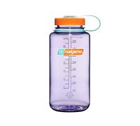 Nalgene Sustain Tritan - Botella de agua sin BPA hecha con material derivado del 50% de residuos de plástico, 32 onzas, boca ancha, amatista