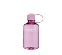 Nalgene Sustain Tritan - Botella de agua sin BPA hecha con material derivado del 50% de residuos de plástico, 16 onzas, boca estrecha, flor de cerezo