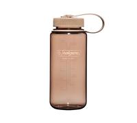 Nalgene Sustain Tritan Botella de agua sin BPA hecha con material derivado del 50% de residuos plásticos, 16 onzas, boca ancha, color moca