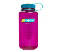 Nalgene Sustain Tritan Botella de Agua sin BPA Hecha con Material derivado del 50% de residuos plásticos, 32 onzas, Boca Ancha, Berenjena