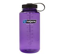 Nalgene Sustain Tritan Botella de Agua sin BPA Hecha con Material derivado del 50% de residuos plásticos, 32 onzas, Boca Ancha, Morado