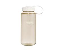 Nalgene Sustain Tritan Botella de agua sin BPA hecha con material derivado del 50% de residuos plásticos, 16 onzas, boca ancha, algodón