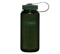 Nalgene Sustain Tritan Botella de agua sin BPA hecha con material derivado del 50% de residuos plásticos, 16 onzas, boca ancha, jade