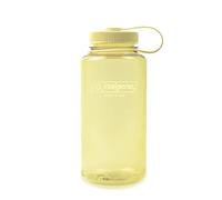 Nalgene Sustain Tritan Botella de agua sin BPA hecha con material derivado del 50% de residuos plásticos, 32 onzas, boca ancha, mantequilla