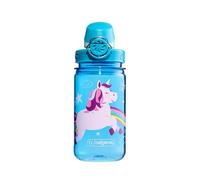 Nalgene Sustain Tritan - Botella de agua para niños sobre la marcha sin BPA hecha con material derivado del 50% de residuos de plástico (utilizando equilibrio de masa certificado ISCC), a prueba de