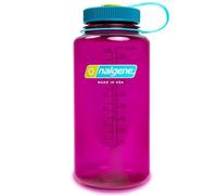 Nalgene Unisex WM Botella de agua de 1 cuarto de galón, berenjena, 32 onzas