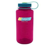 Nalgene Unisex WM Botella de agua de 1 cuarto de galón, berenjena, 32 onzas
