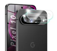 NALIA 2x Protector Cámara Cristal Templado para Google Pixel 10-9H Lente & Case-Friendly - FOCUS.X2 MAX (HD Vidrio Transparente) - Marca Alemana