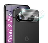 NALIA 2x Protector Cámara Cristal Templado para Google Pixel 9 Pro - Lente 9H & Case-Friendly - FOCUS.X2 MAX (HD Vidrio Transparente) - Marca Alemana