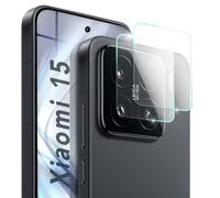 NALIA 2x Protector Cámara Cristal Templado para Xiaomi 15-9H Lente & Case-Friendly - FOCUS.X2 MAX (HD Vidrio Transparente) - Marca Alemana