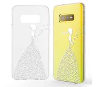 NALIA Carcasa Motivo Compatible con Samsung Galaxy S10e, Ultra-Fina Funda Silicona Movil Protectora, Delgado Transparente Goma Cubierta Telefono Bumper Cover Gel Case, Designs:Butterfly Princess