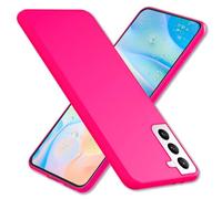NALIA Carcasa Néon Compatible con Samsung Galaxy S22 Plus Funda, Color Intenso Antideslizante Anti-Golpes Suave Goma, Delgado Cubierta Silicona Resistente Protectora Cover Robusta, Color:Pink Rosa