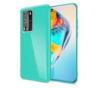 NALIA Carcasa Silicona Compatible con Huawei P40 Pro Funda, Delgado Cubierta Suave Goma Gel Cover Case, Ultra-Fina Telefono Movil Protectora Antichoque Estuche Bumper Slim Cobertura, Color:Turquesa