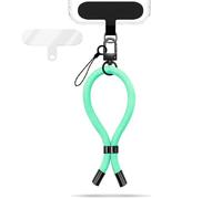 NALIA Colgante Móvil Corto & Cámara Universal - WRISTY (Correa Muñeca Ajustable incl. 2 Parches y Lazo Fino) - Marca Alemana, Color:Brisa de Menta