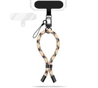 NALIA Colgante Móvil Corto & Cámara Universal - WRISTY (Correa Muñeca Ajustable incl. 2 Parches y Lazo Fino) - Marca Alemana, Color:Camuflaje Retro