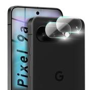 NALIA Focus.X2 MAX compatible con Google Pixel 9a Cristal Templado (2x Protector de Cámara), Cobertura Ultra-Nítida Clara con Dureza 9H, Compatible con Fundas, Ajuste Preciso, Antihuellas, Oleofóbico