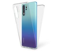 NALIA Funda 360° para Huawei P30 Pro - Protección Integral - 360GUARD (Carcasa Completa) - Marca Alemana, Color:Transparente