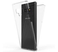 NALIA Funda 360° para Samsung Galaxy Note 9 - Protección Integral - 360GUARD (Carcasa Completa) - Marca Alemana, Color:Transparente
