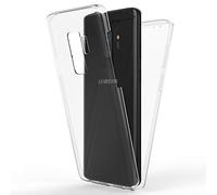 NALIA Funda 360° para Samsung Galaxy S9 Plus - Protección Integral - 360GUARD (Carcasa Completa) - Marca Alemana, Color:Transparente