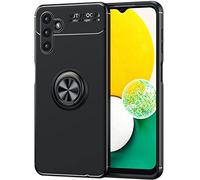 NALIA Funda Anillo para Samsung Galaxy A13 5G - Soporte 360° y, Negro | Acabado Mate Antideslizante, Protección De Cámara Probada, Compatibilidad Y Nota, GRIP360