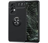 NALIA Funda Anillo para Samsung Galaxy A53 - Soporte 360° y, Negro | Acabado Mate Antideslizante, Protección De Cámara Probada, Compatibilidad Y Nota, GRIP360