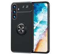 NALIA Funda Anillo para Samsung Galaxy S24 Plus - Soporte 360° y, Negro | Acabado Mate Antideslizante, Protección De Cámara Probada, Compatibilidad Y Nota, GRIP360