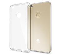 NALIA Funda Carcasa Compatible con Huawei P8 Lite 2017, Protectora Movil Silicona Ultra-Fina Gel Cubierta Estuche, Goma Bumper Phone Cover Cobertura Delgado Claro Case Cristal Clear - Transparente