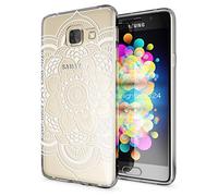 NALIA Funda Carcasa Compatible con Samsung Galaxy A3 2017, Motivo Design Movil Protectora Ultra-Fina Silicona Cubierta, Goma Gel Estuche Bumper Ligera Cover Phone Case, Designs:Pattern Flowers